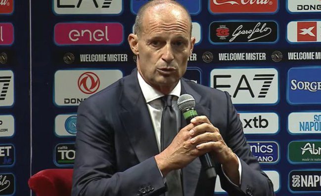Da Torino: Frecciata di Allegri alla Juventus durante presentazione con il Napoli al San Carlo
