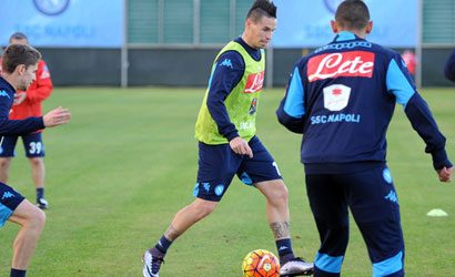 Belle notizie da Castel Volturno: squadra al completo nel pomeriggio, per Gabbiadini...