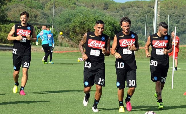 Napoli, il report della giornata a Castel Volturno. Sabato la partenza