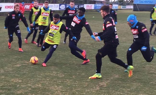 Castelvolturno: Chiriches in gruppo. Problemi per due giocatori azzurri