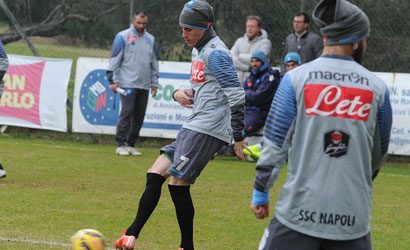 Napoli, allenamento a Pasquetta aspettando la Lazio: gli azzurri vogliono la Coppa Italia!