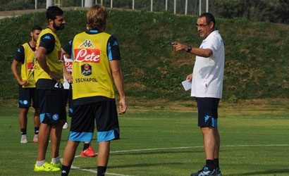 Allenamento sotto il diluvio, in tre non lavorano con il gruppo. Rientra Lopez