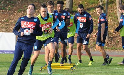 Nove azzurri in Nazionale, allarme Mertens. Domani ripresa degli allenamenti