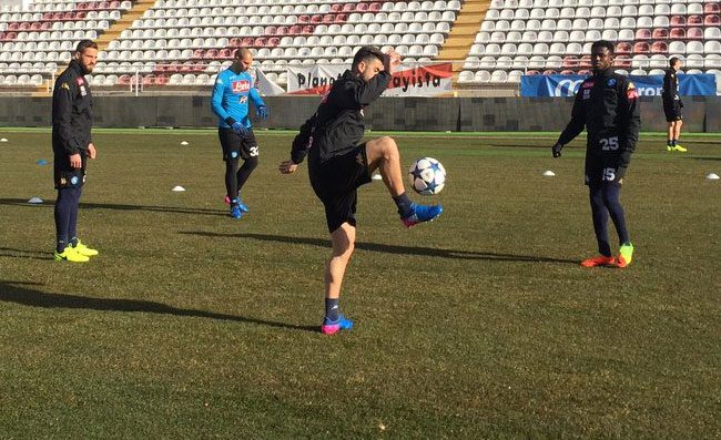 Allenamento a Madrid per il Napoli, ultimi accorgimenti! Sarri ha un solo dubbio