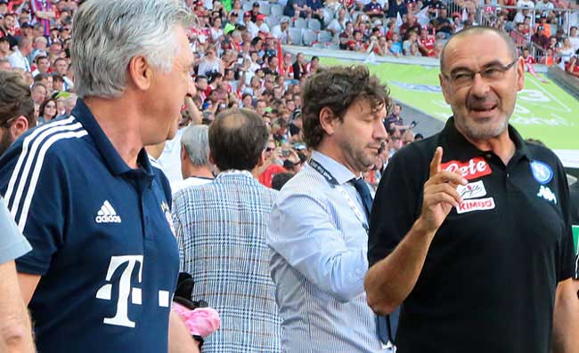 Ancelotti: Sarri � da Juve, scudetto meritato! Non ha cavalcato, ma sono i pi� forti