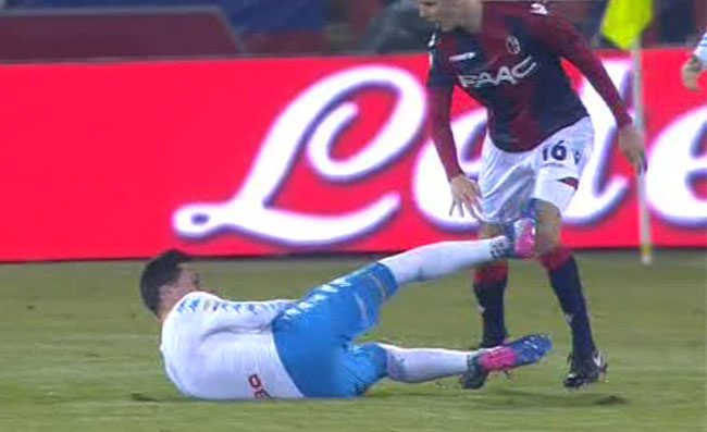 MOVIOLA MEDIASET - Callejon andava espulso prima. Esagerazione su Masina