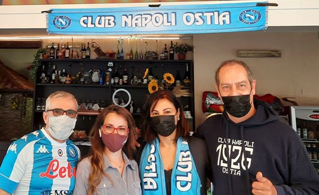Club Napoli Ostia, l'oasi del tifo azzurro sul mare capitolino
