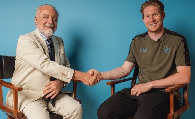 Dal Belgio: De Bruyne ha parlato con De Laurentiis. Deciso il suo futuro