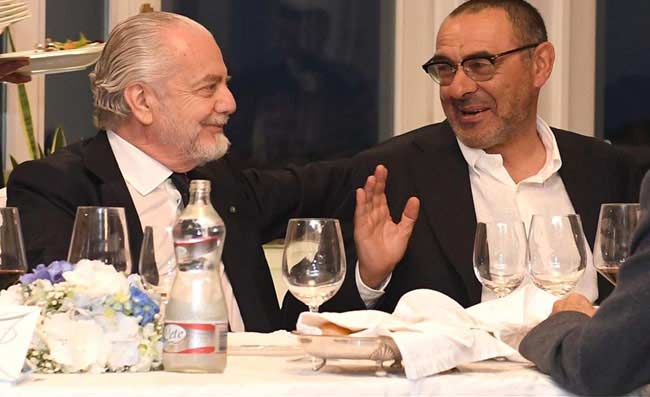 De Laurentiis su Sarri: Gli avevamo raddoppiato l'ingaggio! Una volta gli ho sentito dire...