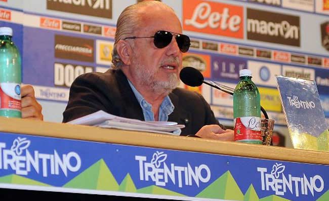 Un giornalista: E' vero che torna Cavani?, De Laurentiis risponde cos�...