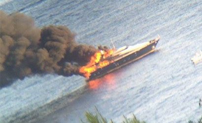 A fuoco la barca di De Laurentiis, ad annunciare la notizia Fabio Cannavaro