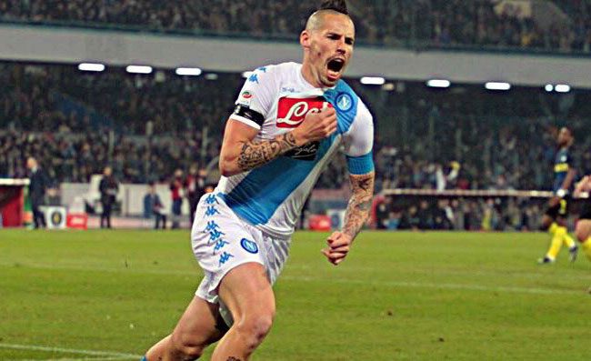 Hamsik: Grande gara! Ho raggiunto Cavani. Ho una dedica speciale per il mio goal