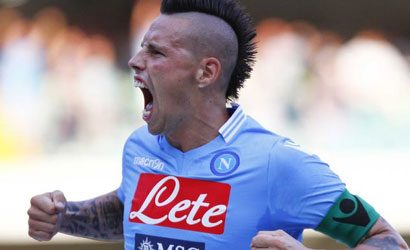Napoli-Samp: torna Hamsik, ma Benitez è preoccupato per due giocatori