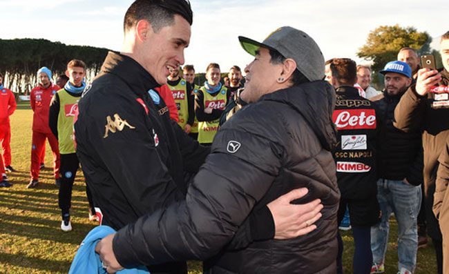 GAZZETTA - Callejon ha un sogno e vuole realizzarlo sotto gli occhi di Maradona!