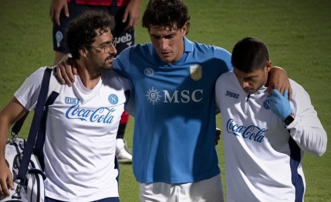 Marianucci si fa male al ginocchio sinistro. La nota della SSC Napoli