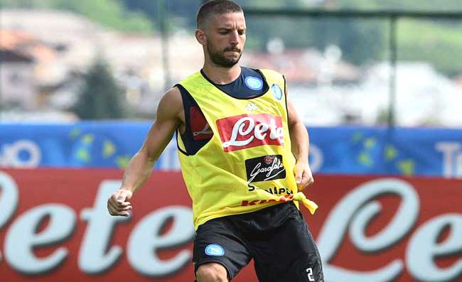 Napoli, intera seduta in gruppo per Mertens e Ghoulam. Spalletti sorride