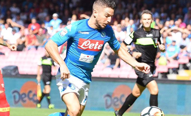 Mertens a fine primo tempo: Mangiare pasta alle nove non  facile! Facciamo il terzo e poi vediamo