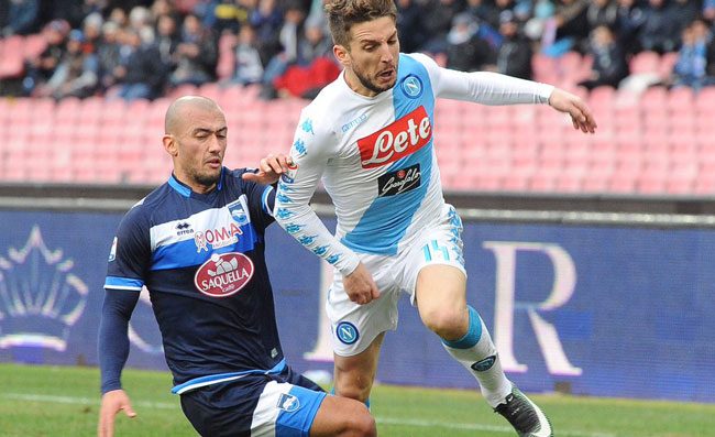 Mertens: Gol dedicato a mia moglie, si � operata in Belgio. Pescara molto forte!