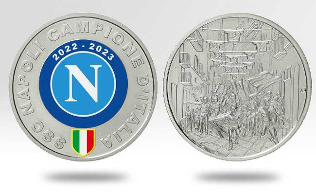 Medaglie Scudetto Napoli: costi e dettagli. Da luned� in prevendita