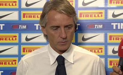 Mancini: Gol in fuorigioco? Lo sento ora, pensavo ad altro. Sarri? Arrivederci...