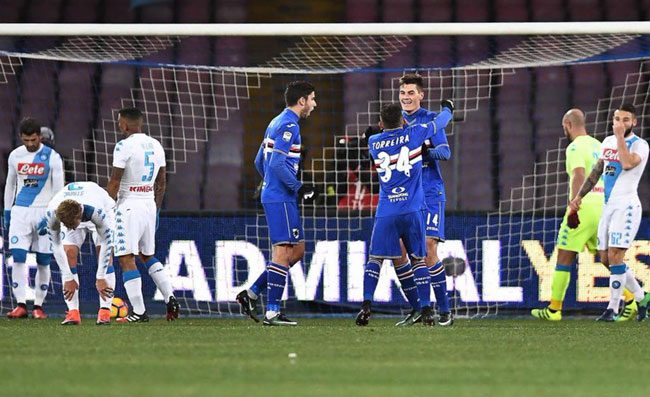 Ormai � quasi certo, conferma dall'allenamento odierno: Sampdoria a Napoli senza due titolari