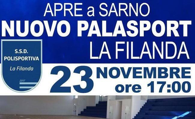 A Sarno nasce un nuovo palasport aperto a tutti: la presentazione oggi alle 17!