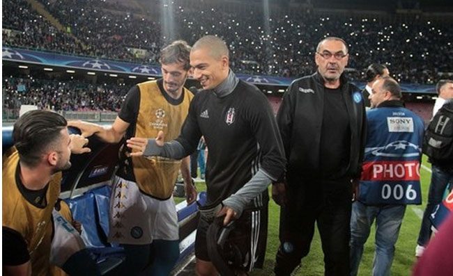 Sarri incredulo: I nostri rigori non c'erano? Al tecnico del Besiktas dico...
