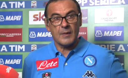 VIDEO - Sarri: Ci � mancato un po' di culo...