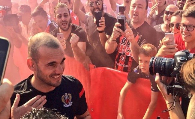 Nizza, Favre: Sneijeder � un vincente, mi ha gi� impressionato. Napoli e Sarri sono avvisati