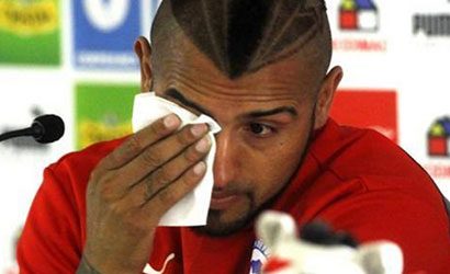 Dramma Vidal, da Napoli un mare di messaggi! Il cileno si emoziona