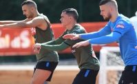 Dimaro, Chiriches in gruppo: personalizzato per Inglese. Possesso palla e chiusura con partitina