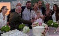 Battesimo per la nipote di De Laurentiis. Festa al De Bonart per la piccola Maria Vittoria