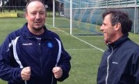 Zola a Castelvolturno, sorpresa per Benitez! Chiacchierata tra i due a fine allenamento
