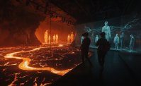 Al via Dante Inferno a Napoli: mostra immersiva con la voce di Luca Ward