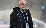 Il Napoli batte il Milan: il gesto di De Laurentiis viene ripreso dalle telecamere