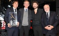 Prima di Ag4in, Conte e De Laurentiis insieme all'uscita dal cinema: che sintonia tra i due