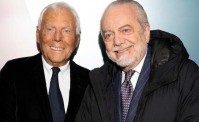 Armani e il legame con il Napoli: Ne sono orgoglioso. Città senza eguali, ha ispirato anche me