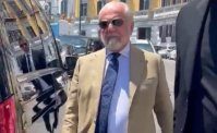 De Laurentiis &egrave; arrivato a Palazzo Petrucci. Alle 14:30 la conferenza stampa (VIDEO)