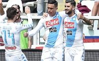 FINE PRIMI TEMPI - Napoli super. La Roma sta pareggiando, goal Dzeko irregolare