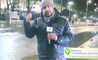 Che mazzo la Salernitana, giornalista di Lira TV s'infuria con uno steward: Stavo vedendo il Napoli (VIDEO)