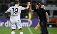 La reazione di Conte dopo il gol di Hojlund. Grande feeling tra i due