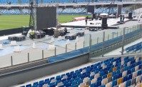 Stadio Maradona, sono stati montati i maxischermi per la festa Scudetto