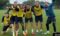 Partitella a Castel Volturno: vince la squadra di McTominay, Mazzocchi e De Chiara