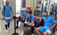 FOTO ESCLUSIVE - Il Napoli � partito per Kiev! Sorrisi per Reina. Albiol salvo. Sarri...