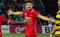 Rrahmani gol, bomba di destro del kosovaro. Portiere greco sorpreso