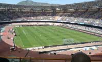 FOTO - Ecco il San Paolo per le Universiadi: effetto pixellato con cinque colori e un maxi schermo
