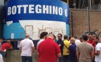 Ultras assenti al Maradona, striscione della Curva A all'esterno dello stadio