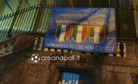 Napoli, toccante striscione per chi non c'� pi�: 'O ssapimmo ca pure all'atu munno...