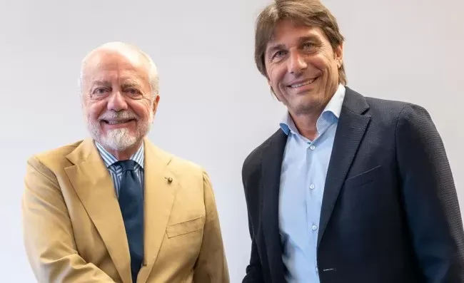 De Laurentiis e Conte, il piano del presidente: rinnovo e carta bianca