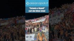 Catania e Napoli, coro ultras dei tifosi etnei